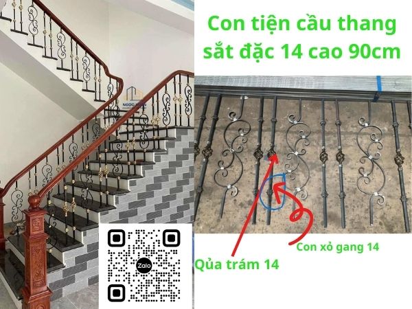 CON TIỆN CẦU THANG SẮT